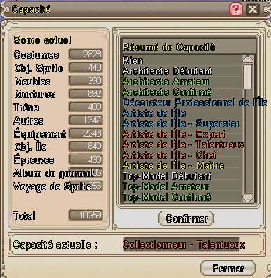 Bonus de collection